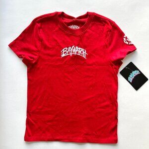 Baywatch red and white t-shirt